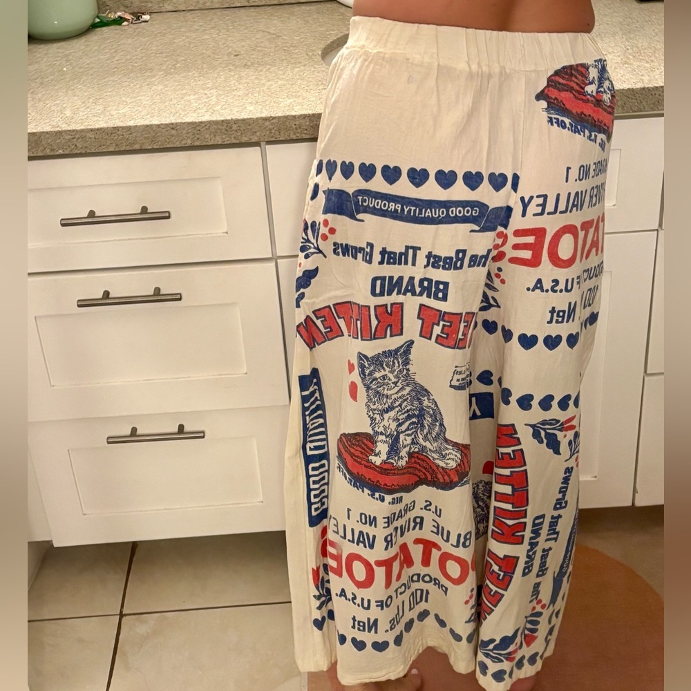 Vintage Style Cat Print Skirt